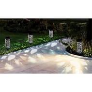 Lampe solaire mona silver x4