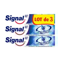 Signal dentifrice soin fraîcheur aquamenthe lot de 3 x 75ml