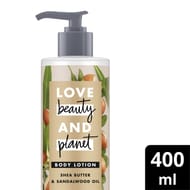 Love Beauty and Planet lait corps nutrition veloutée 400ml