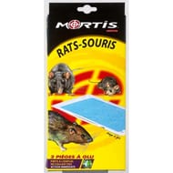 Mortis piège à glu rats souris x2