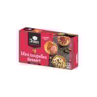 Les 3 toques mini coupelles dessert x12 60g