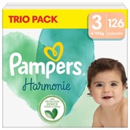 Pampers harmonie couches taille 3 6kg 10kg x126