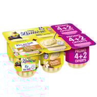 La Laitière riz au lait vanille 4x115g +2 offerts