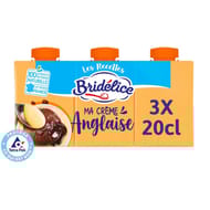 Bridélice crème anglaise briques 3 x 20 cl
