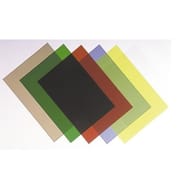 Fellowes lot de 25 couvertures pour reliure pvc transparantes 180 microns