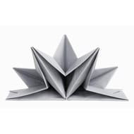 Mesa bella serviettes x12 étoile argent pré plié 40x60cm