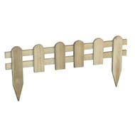 Bordurette plate bois traité autoclave 60 cm hauteur 15/30 cm