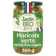 Jardin bio haricots verts extra fins bio 660g