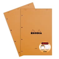 Rhodia lot de 2 blocs perforés 210x318 mm 160 p seyes