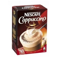 Nescafé Cappuccino - café soluble - 10 sticks - 140g