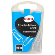 Cora attache lettres acier 25mm X100 boîte distributrice