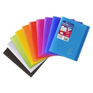 Clairefontaine cahier kbook 17x22 cm seyes 96 pages coloris assortis