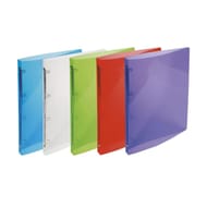 Exacompta classeur xl d 40 mm  4 anneaux  pp trans crystal