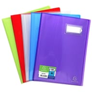 Exacompta protège documents  soudé 120 vues crystal colours