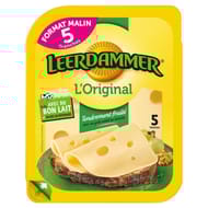 Leerdammer original format malin 5 tranches 125g