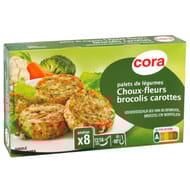 Cora palets choux fleurs brocolis carottes 300g