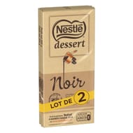 Nestlé Dessert tablette de chocolat noir 2 X 205g