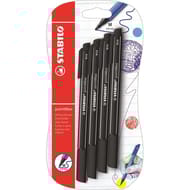 Stabilo blister stylo-feutre 4 point max noirs