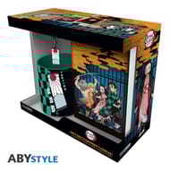 Pack mug 320ml + keyring + cahier "tanjiro" demon slayer