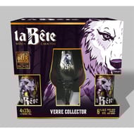 Coffret la Bête 4x33cl + 1 verre Vol.8%