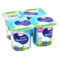 Cora yaourt nature 4 x 125g