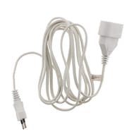 Prodelect prolongateur 10m blanc 2x0.75mm2 6a