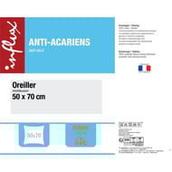 Influx oreiller 50x70cm ferme anti-acariens