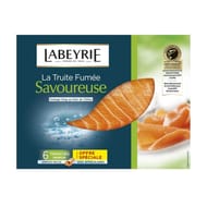 Labeyrie Truite fumage long au bois de chêne 6 tranches 175g offre spéciale