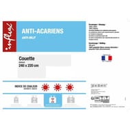 Influx couette 240x220cm anti-acariens