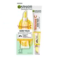 Garnier skinactive soin yeux booster d'éclat vitamine c 15 ml