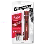 Energizer lampe torche metal d'urgence + 3 piles aaa incluses 200g