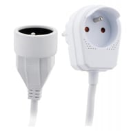 Zenitech prolonguateur gigogne ho5vvf 3g1.5 16a blanc 3m