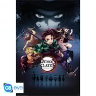 Poster demon slayer "Groupe" roulé filmé (91.5x61)