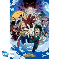 Poster Eri & Groupe roulé filmé (91.5x61)