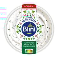 Blini recette fromagère ail et fines herbes 150g