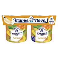 Mamie Nova yaourt gourmand abricot 2x150g