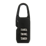 Cadenas à code 200 mm métal noir mat