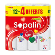 Sopalin essuie tout love decore fsc x12+4 offerts