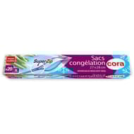 Sacs congelation double zip moyen modèle X20 NF