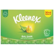 Kleenex mouchoirs balsam étuis régular x30+6