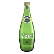 Perrier eau minérale naturelle gazeuse verre 75cl