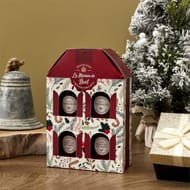 Bougie parfumée x4 maison de noël