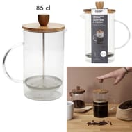 Cafetière à piston verre acacia 85 cl