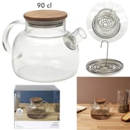 Théière verre acacia 90 cl
