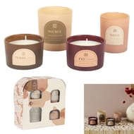Coffret bougies parfumées x4