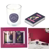 Bougie parfumée et 54 cartes quiz musique