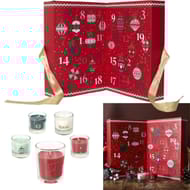 Calendrier de l'avent noël bougies parfumées x24