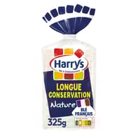 Harry's pain de mie sans croûte longue conservation nature 325g