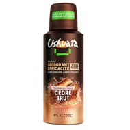 Ushuaïa homme déodorant atomiseur cèdre brut 150ml