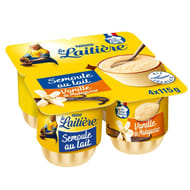 La Laitière semoule au lait vanille 4x115g